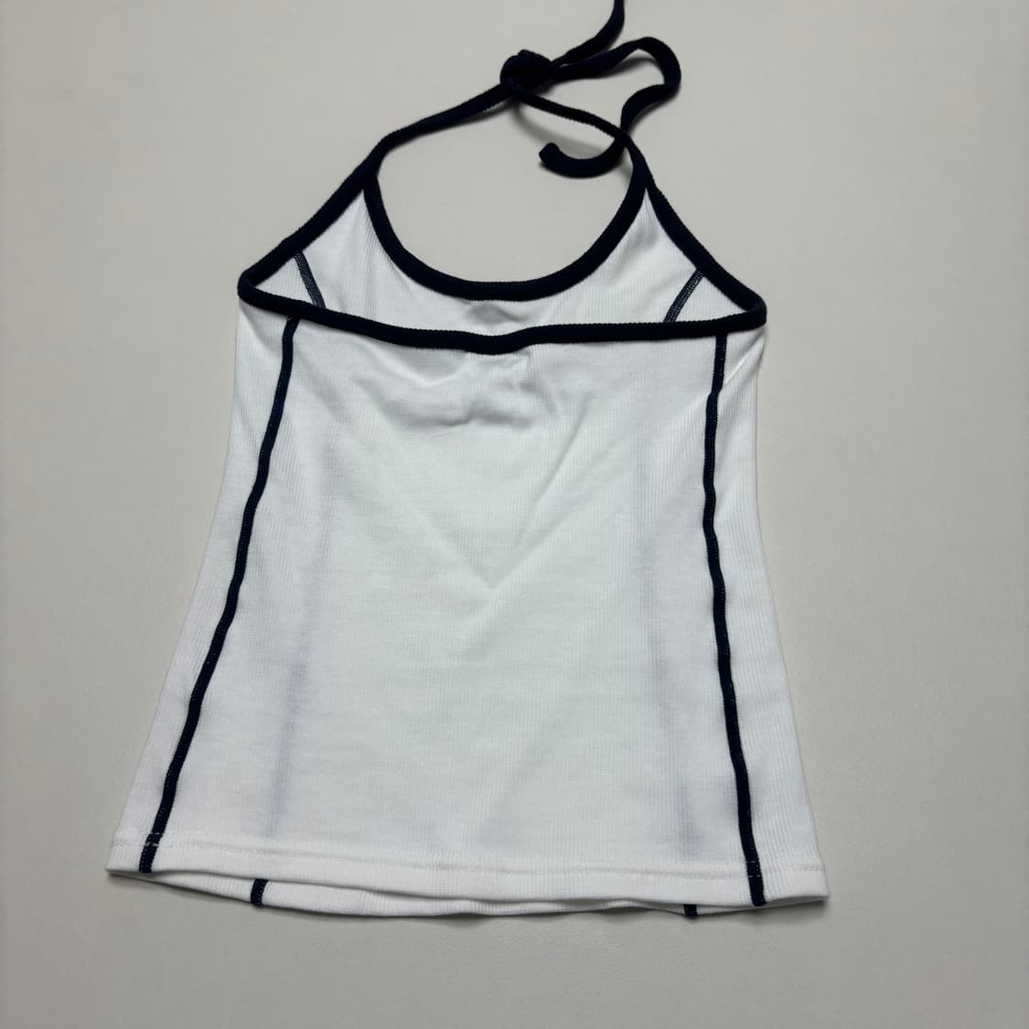 Classic Logo Halter Top White 상품이미지5