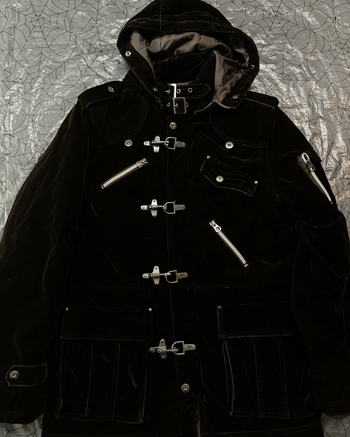 velvet buckle coat 상품이미지2