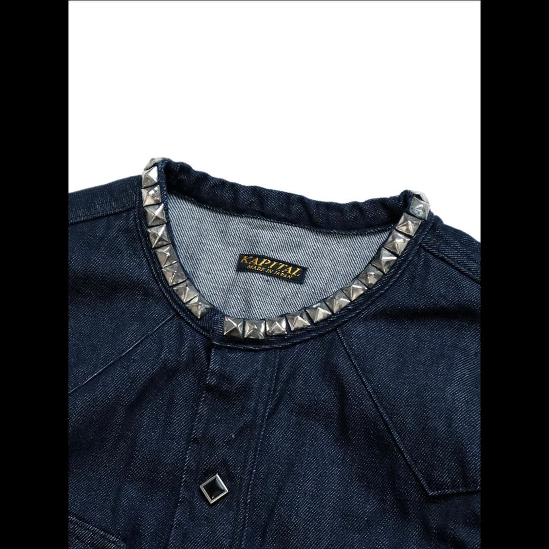 캐피탈 Kapital 80z 데님 밴드 컬러 스터드 웨스턴 셔츠 상품이미지3