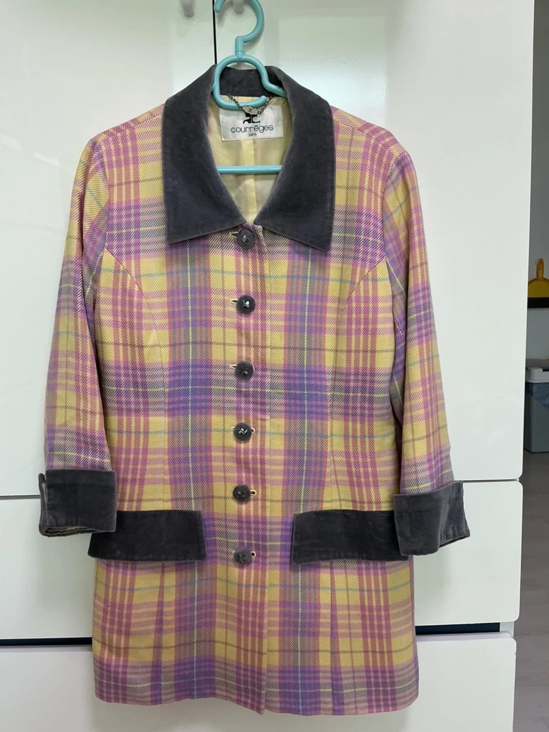 꾸레쥬 롱 자켓  상품이미지1