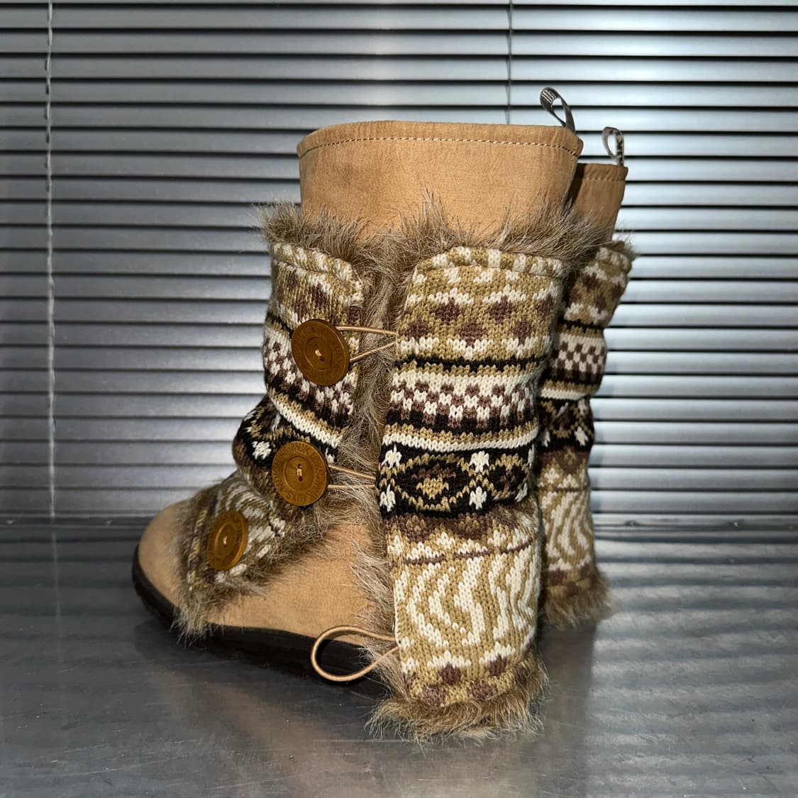 00s MUK LUKS 무크룩스 퍼 랩 부츠 풀박스 상품이미지5