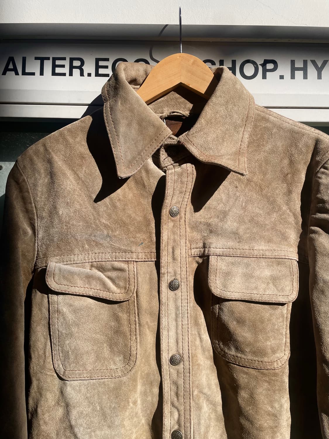 Vintage Suede Western Shirt Jacket 상품이미지3