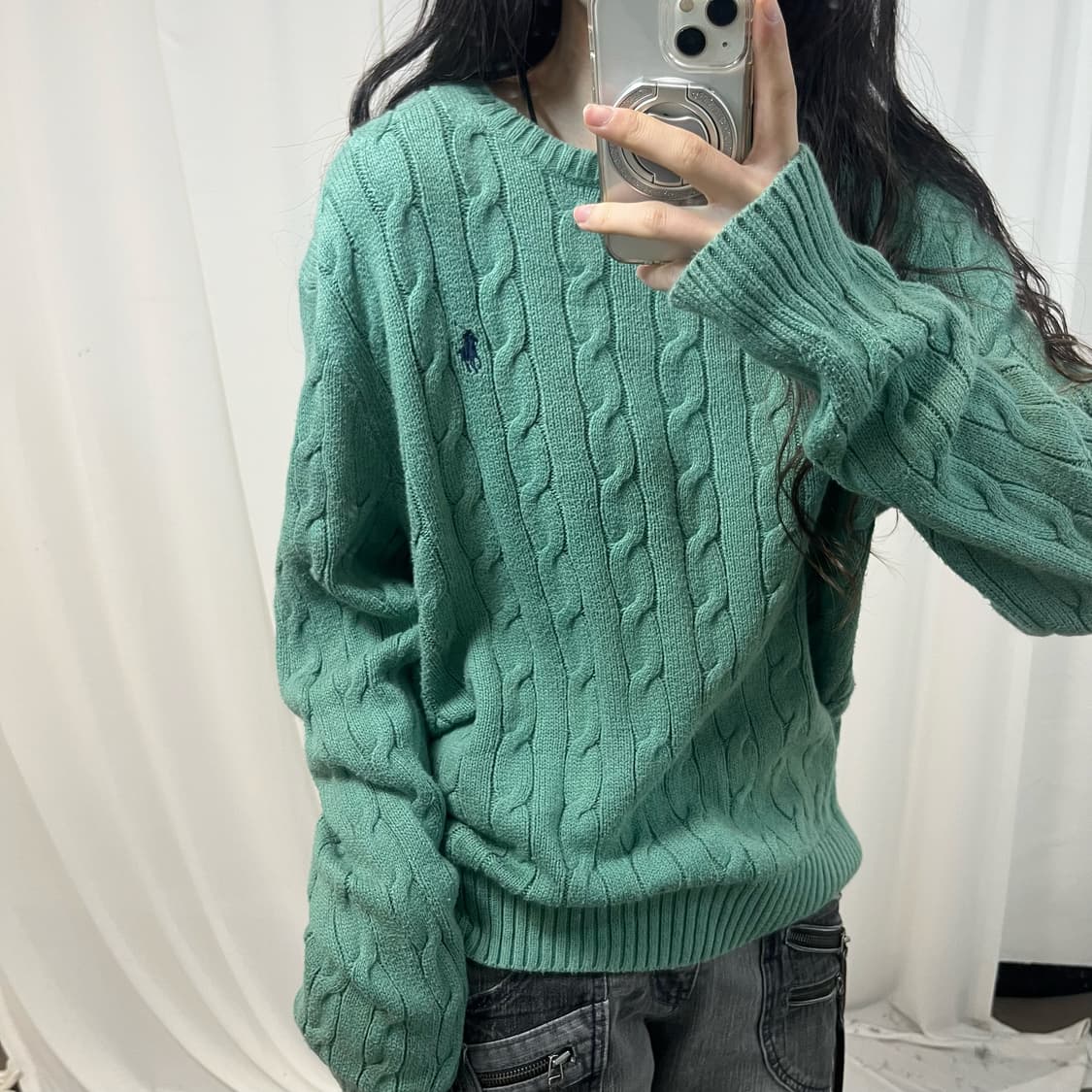 Polo Mint Cable Knit 상품이미지3