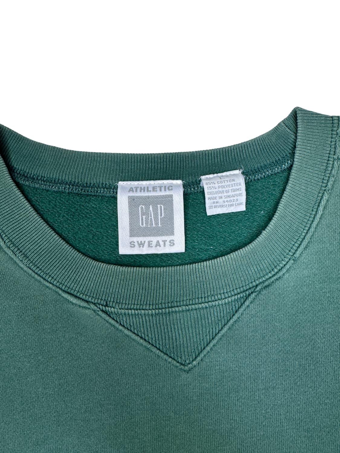빈티지 90s 올드갭 GAP 맨투맨스웻셔츠 그린 L 상품이미지3