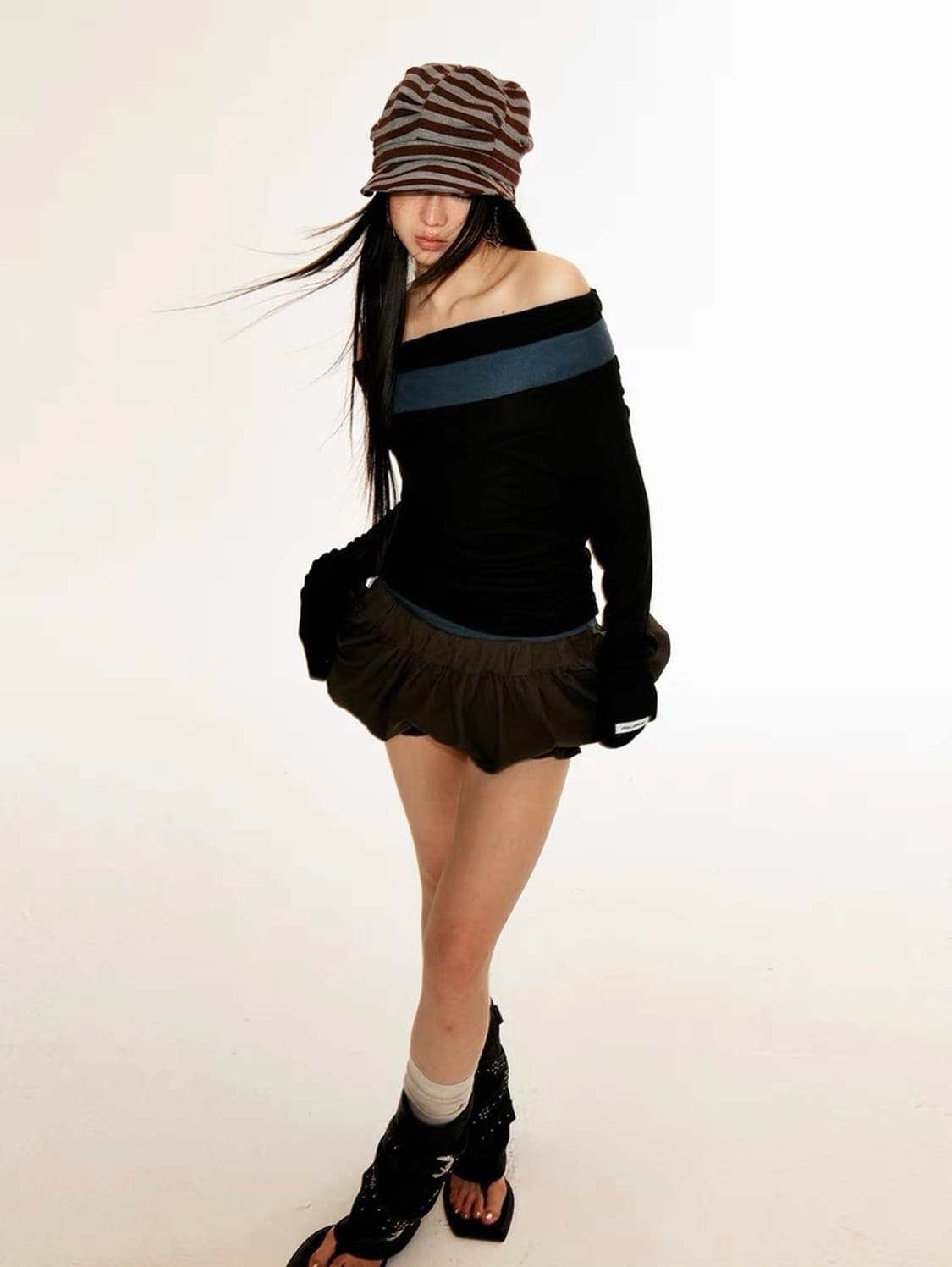 Ballet Flower Pleats Skirt 상품이미지6