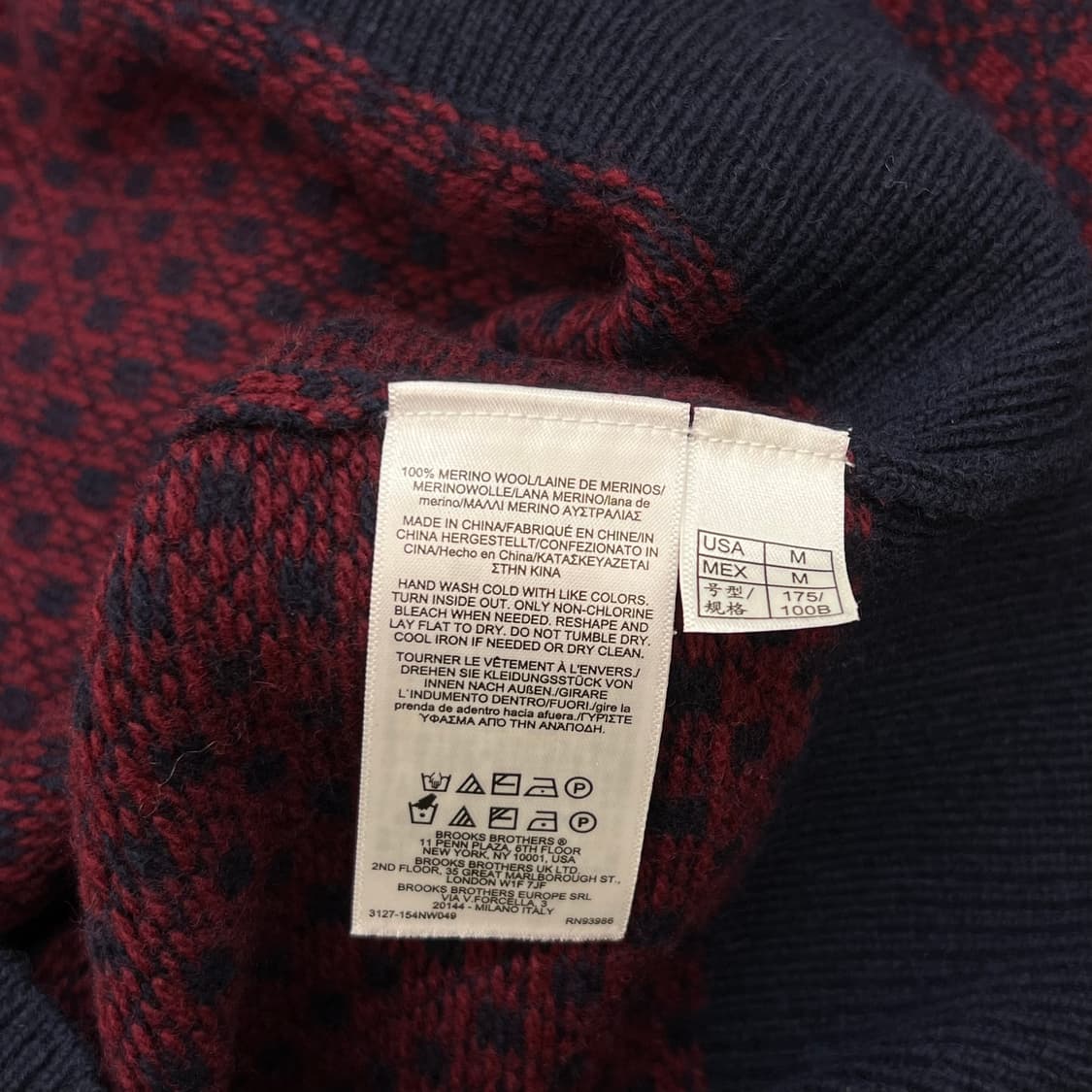 브룩스브라더스 반집업 니트 r2548 상품이미지6