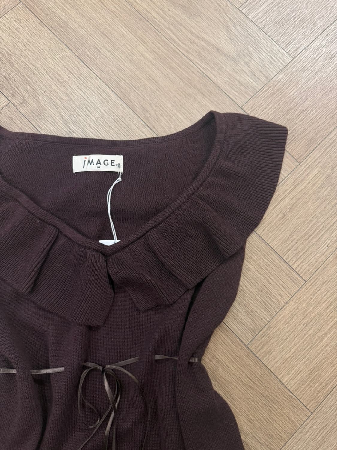  choco frill knit top 상품이미지2