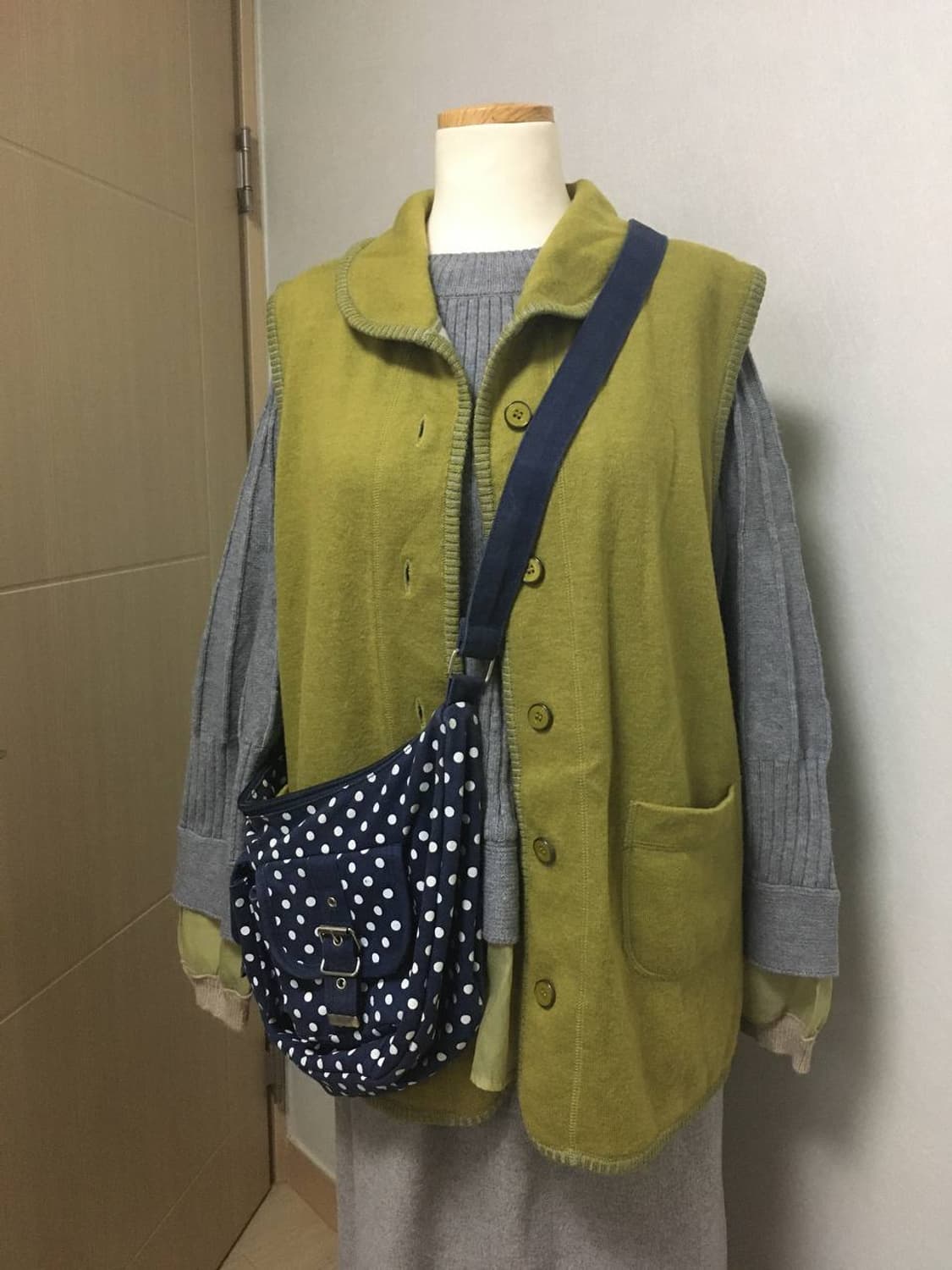 일본빈티지 하구미 모리걸 상의 코디세트 상품이미지4