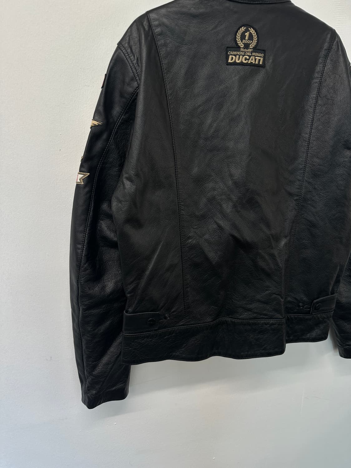 46)DUCATI × DAINESE 2007 벨롭 레더 자켓 상품이미지4