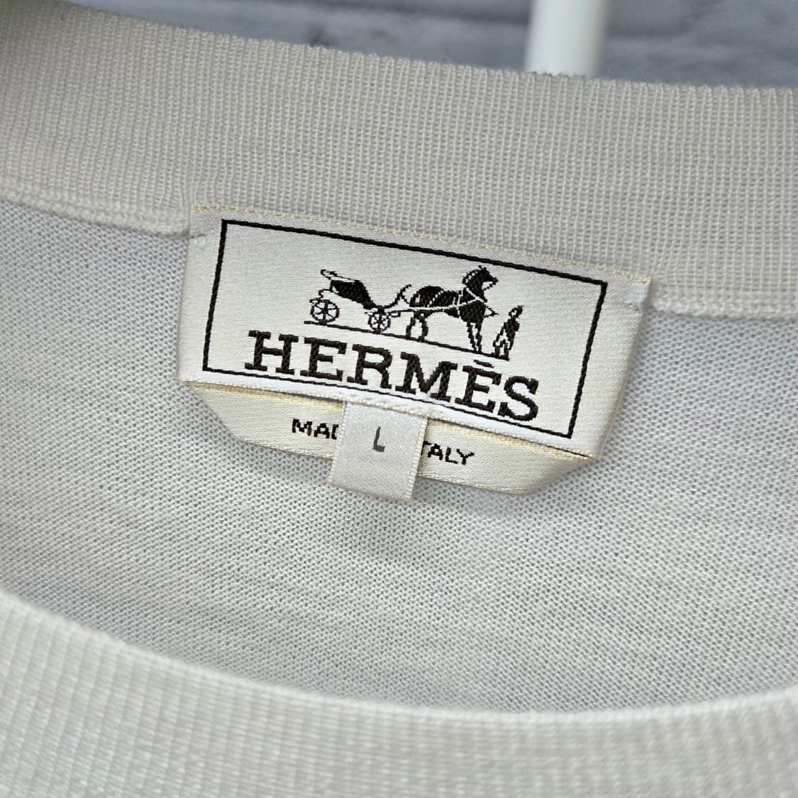 에르메스 H 상달 로고 캐시미어 니트 L 상품이미지3