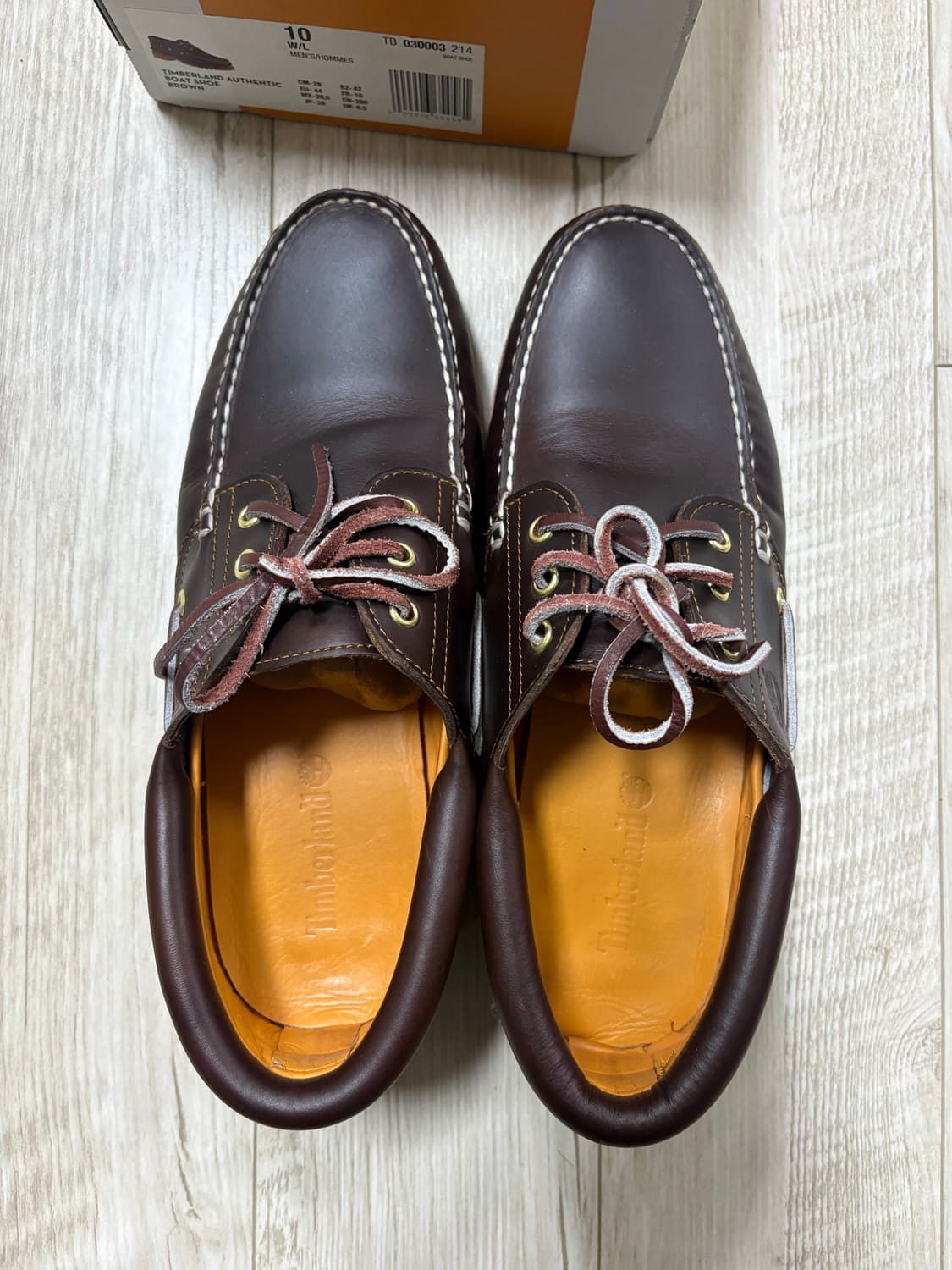 팀버랜드 3아이 보트슈즈 브라운 280 상품이미지4