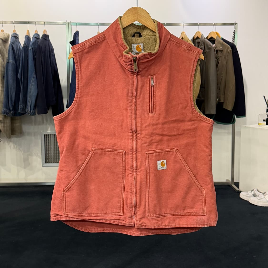 [L] 칼하트 쉐르파 덕 베스트 자켓 상품이미지1