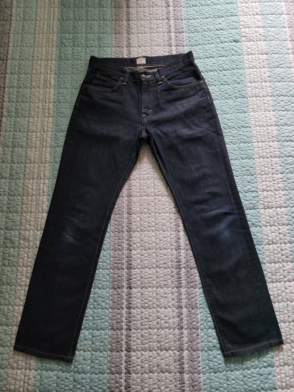 재팬 리 101 Lee 101 레귤러네로우 진청슬림진 29사이즈 상품이미지1