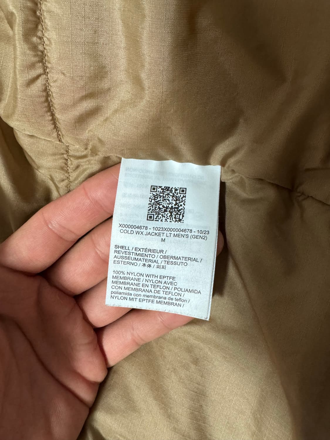 아크테릭스 리프 콜드 WX 자켓 LT 젠 2 크로커다일 M 상품이미지10