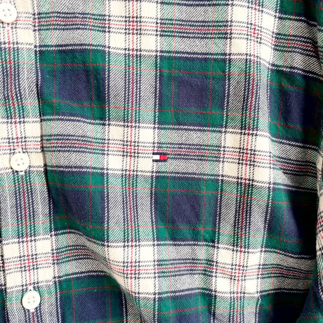 F1 타미힐피거 버튼다운 플란넬 셔츠 XL사이즈 상품이미지4