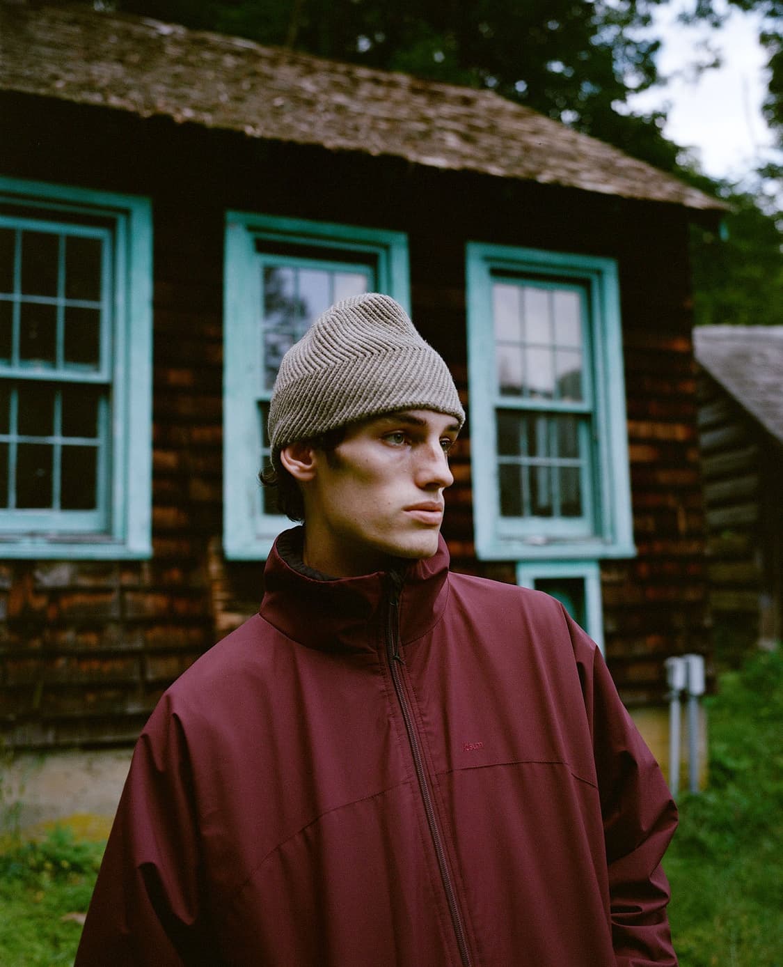 Adsum 앗슘 zigzag beanie 지그재그 비니 (카키스) 상품이미지5