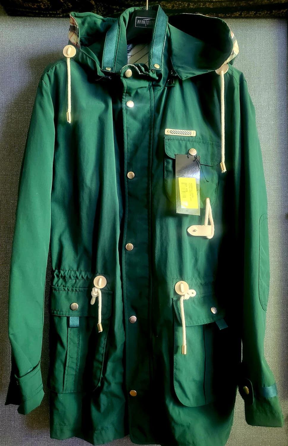 [택달린 새상품] XESS  야상 양가죽배색  후드점퍼 상품이미지1