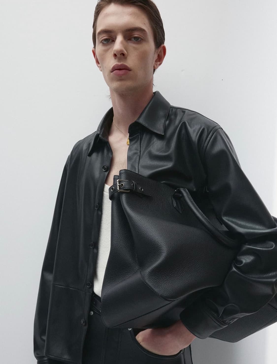 24FW 토니웩 가방 / 풀그레인 레더 토트백 / 마고백 / 새상품급 상품이미지2