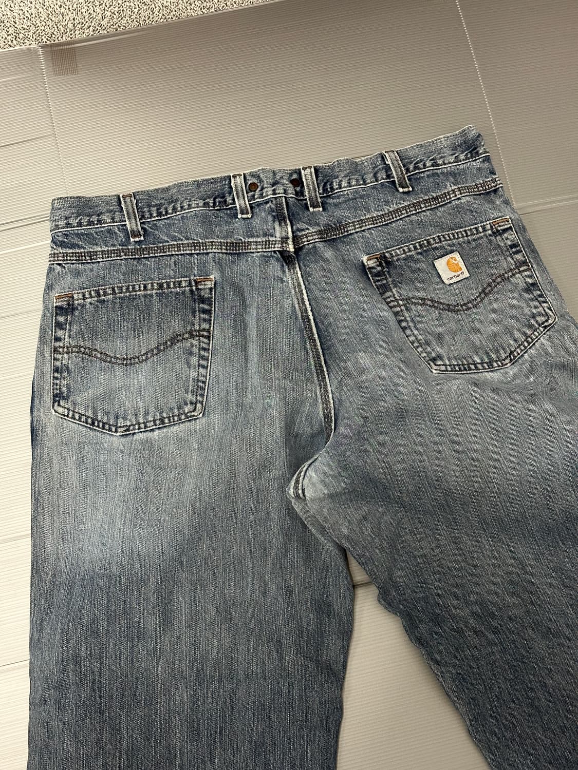 칼하트 빈티지 빅사이즈 데님 팬츠 연청 42 상품이미지7