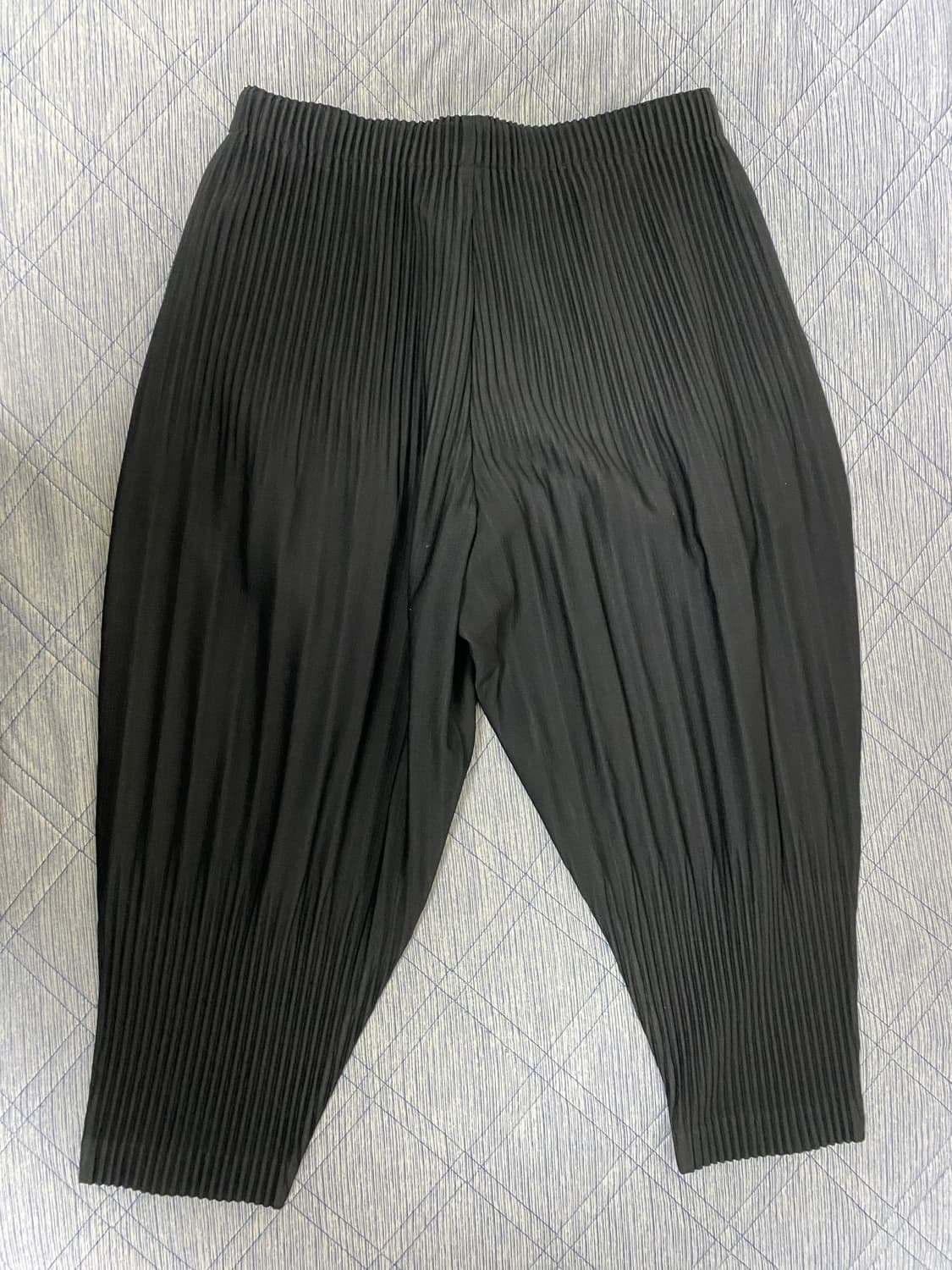 옴므플리세 바지 블랙 3 상품이미지2