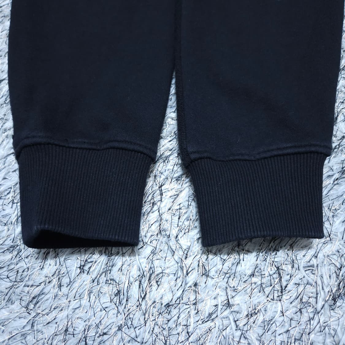 널디) M(100~) 남자 오버핏 검정맨투맨 스웨트셔츠 / 왕눈이샵 상품이미지7