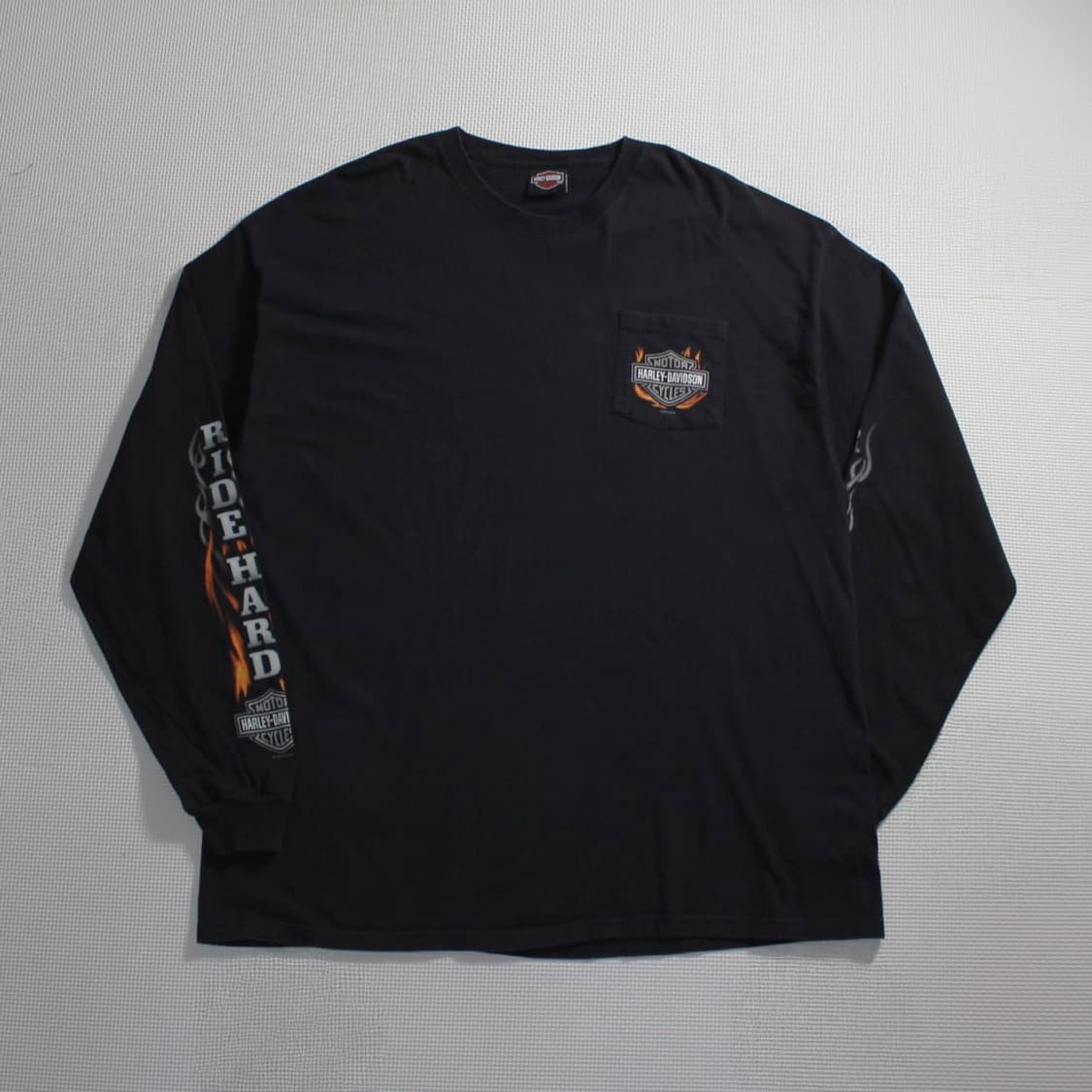 00's Harley-Davidson 캐나다 Red Deer 롱 슬리브  상품이미지2