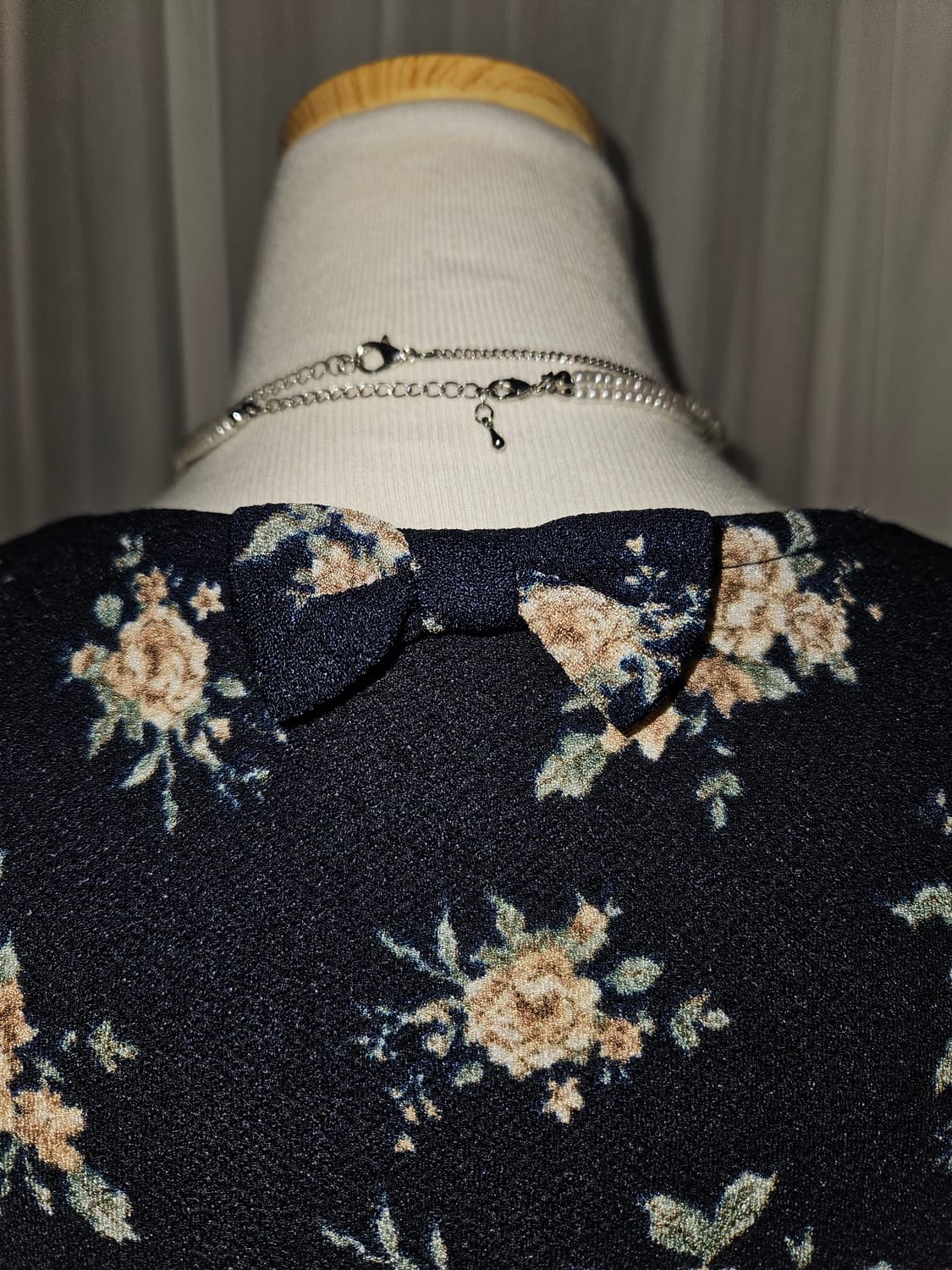 cinema club 플라워 네이비 원피스 니혼진 공겜여주 히메갸루 모리 상품이미지3