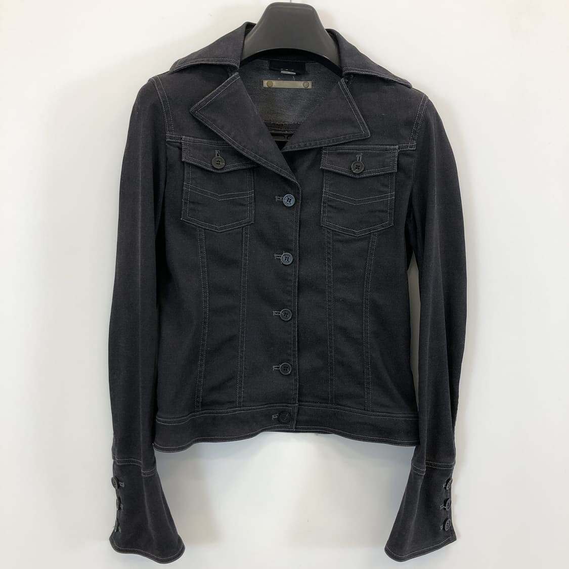 오즈세컨 흑청 데님셔츠자켓 55 상품이미지1