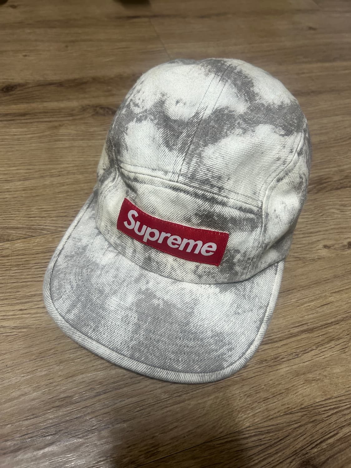 슈프림 데님 캠프캡 블리치드 25SS 상품이미지3