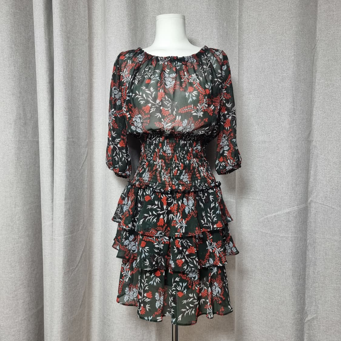 maje 마쥬 원피스 투웨이 프릴 시스루 (2사이즈/55) 상태최상 상품이미지2