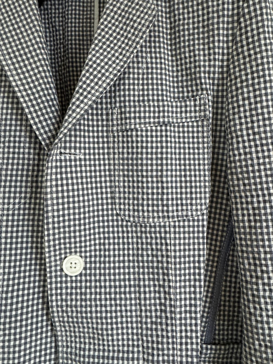 타임옴므 시어서커 싱글 자켓  상품이미지2