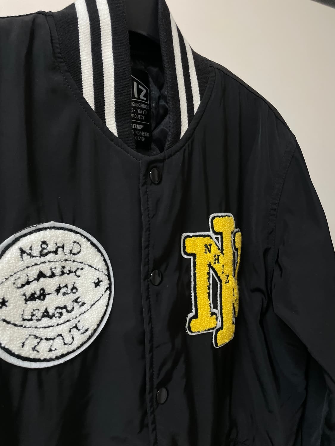 (L) Nhiz x 네이버후드 스타디움 바시티 자켓 상품이미지3