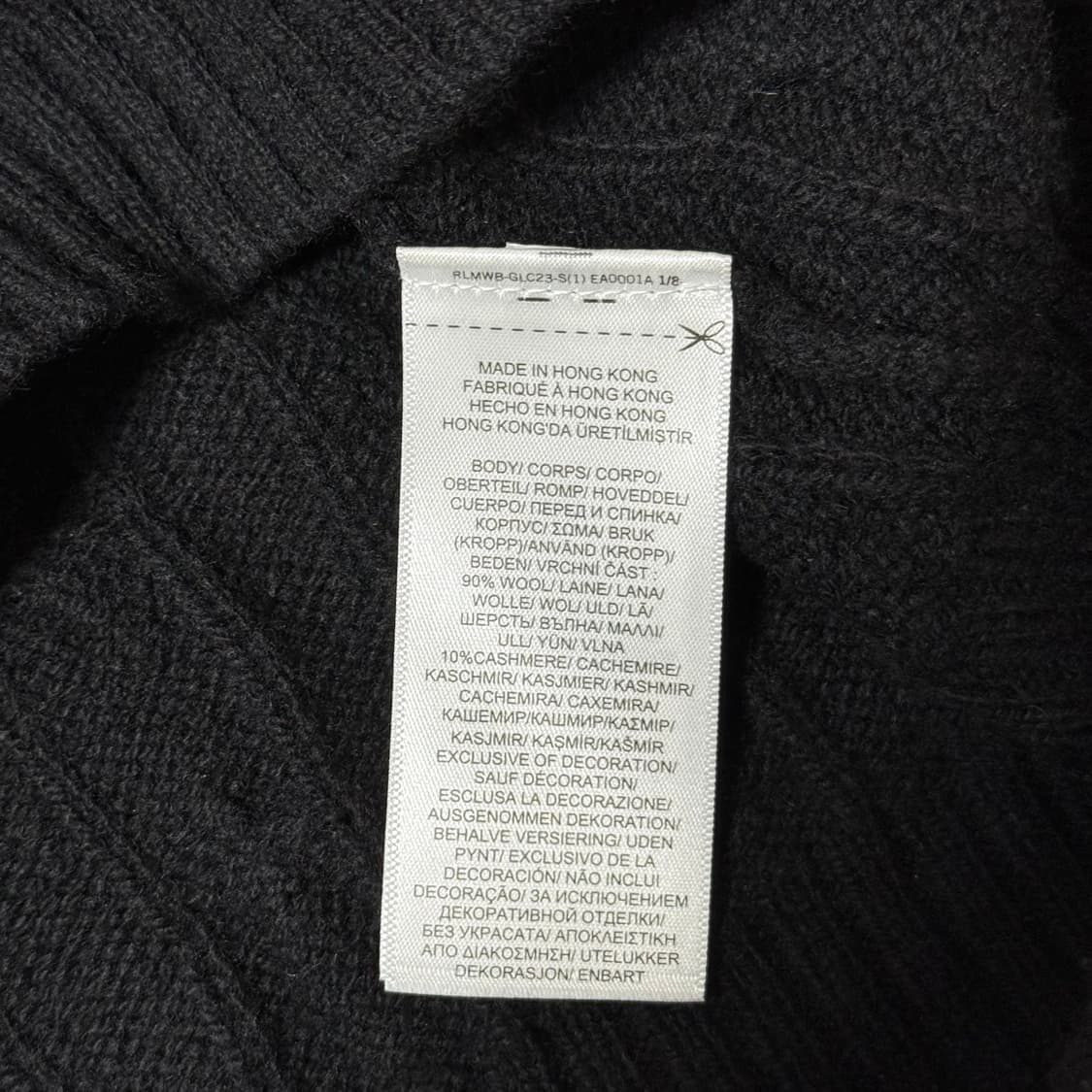 폴로 랄프로렌 울 캐시미어 혼방 니트 M 상품이미지7