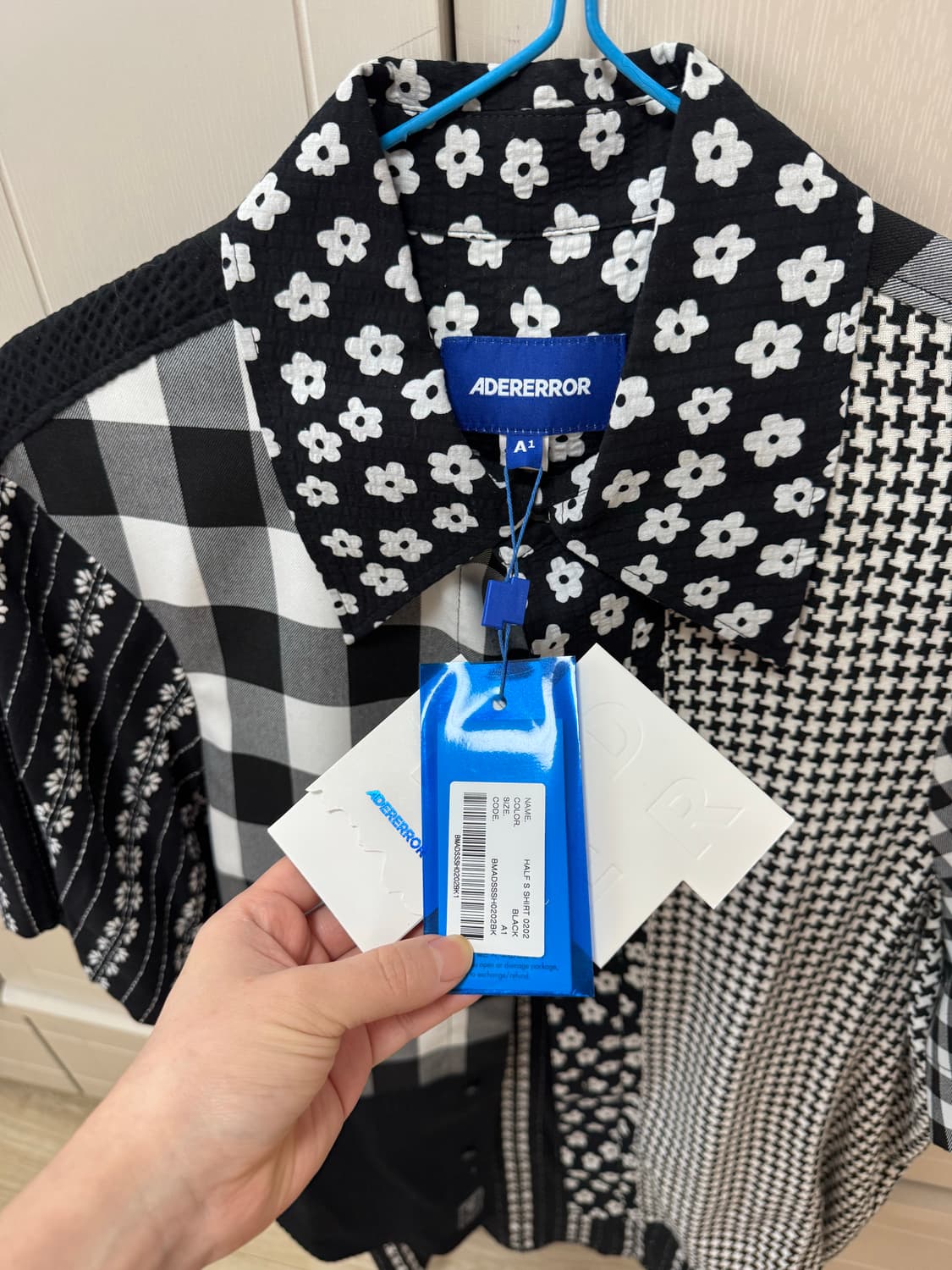 아더에러 패치워크 셔츠 새상품 상품이미지9