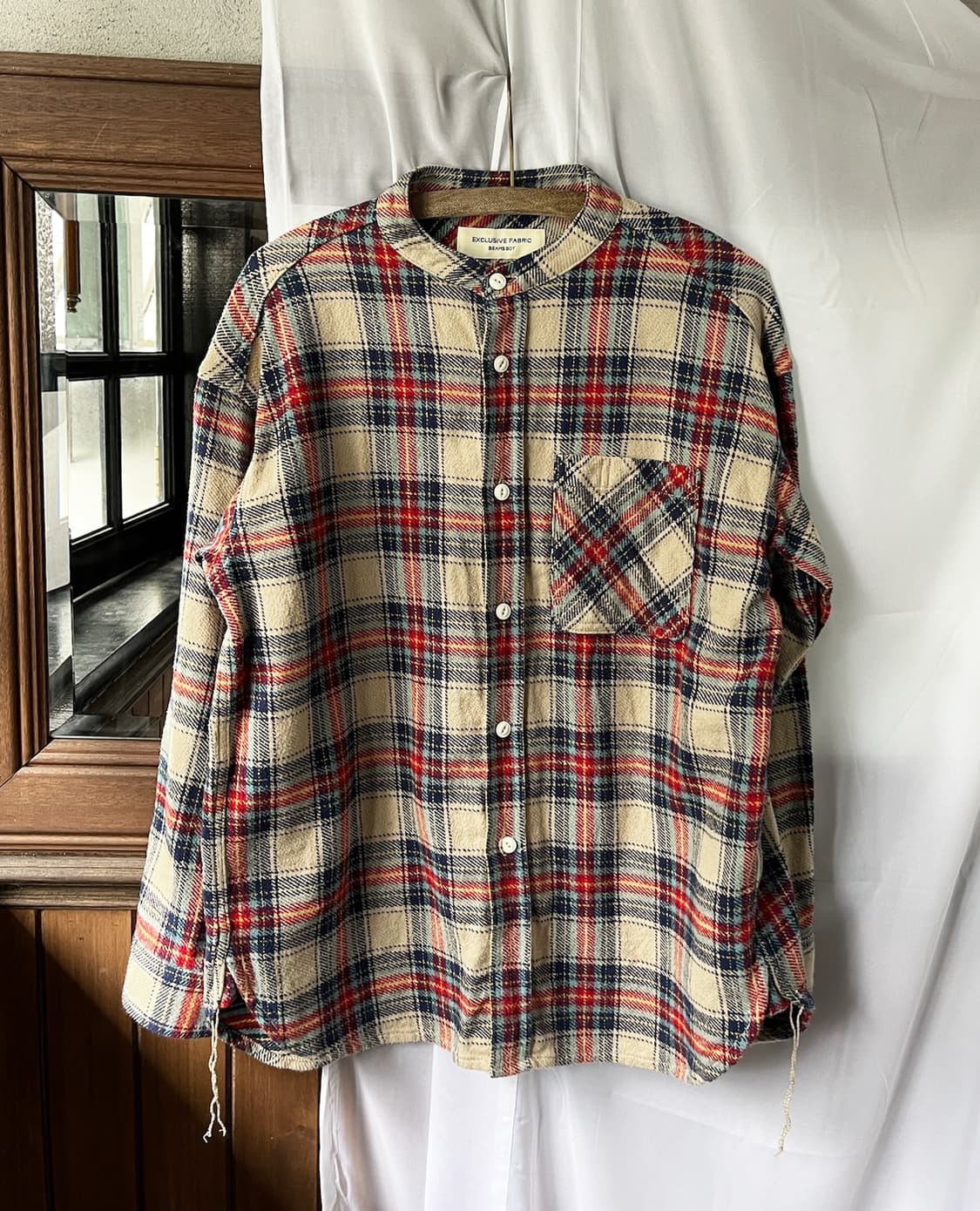 BEAMS BOY exclusive fabric check shirt 상품이미지5