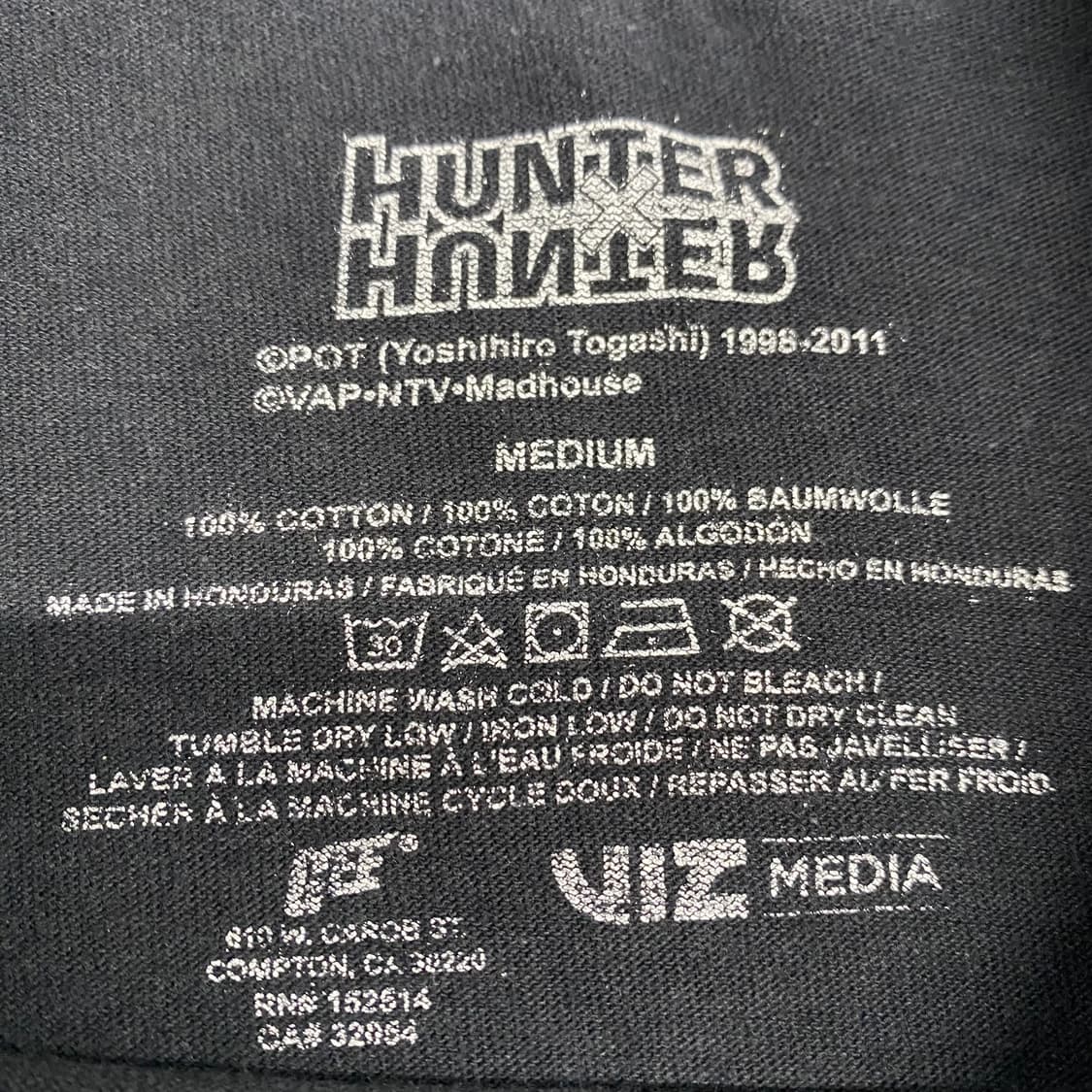 헌터x헌터 오피셜 애니메이션 티셔츠 상품이미지3