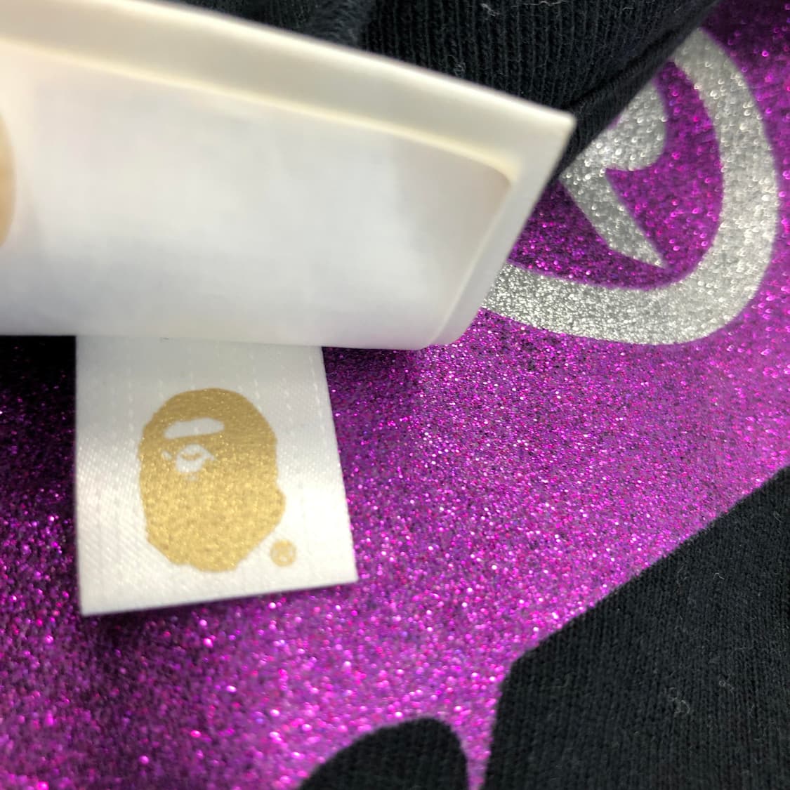 베이프 글리터 빅 에이프 반팔 2XL 퍼플 상품이미지7