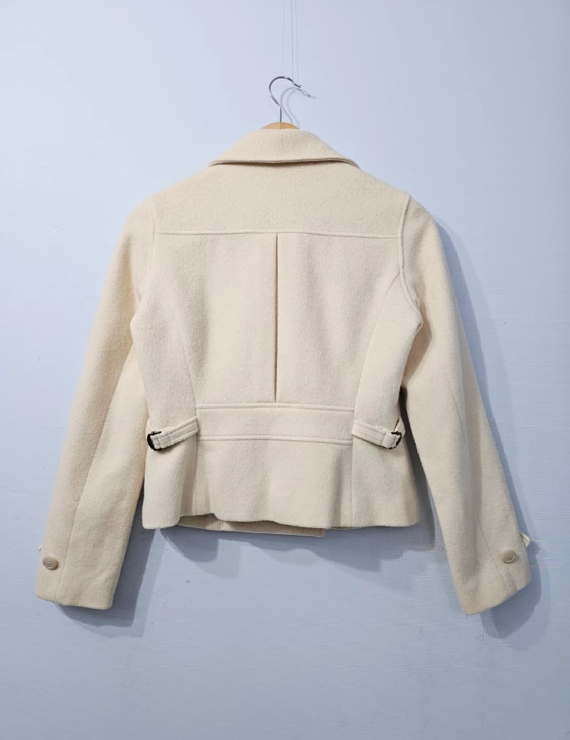 폴로  랄프로렌 더블 버튼 캐시미어 숏 코트아이보리 ~55반 상품이미지10