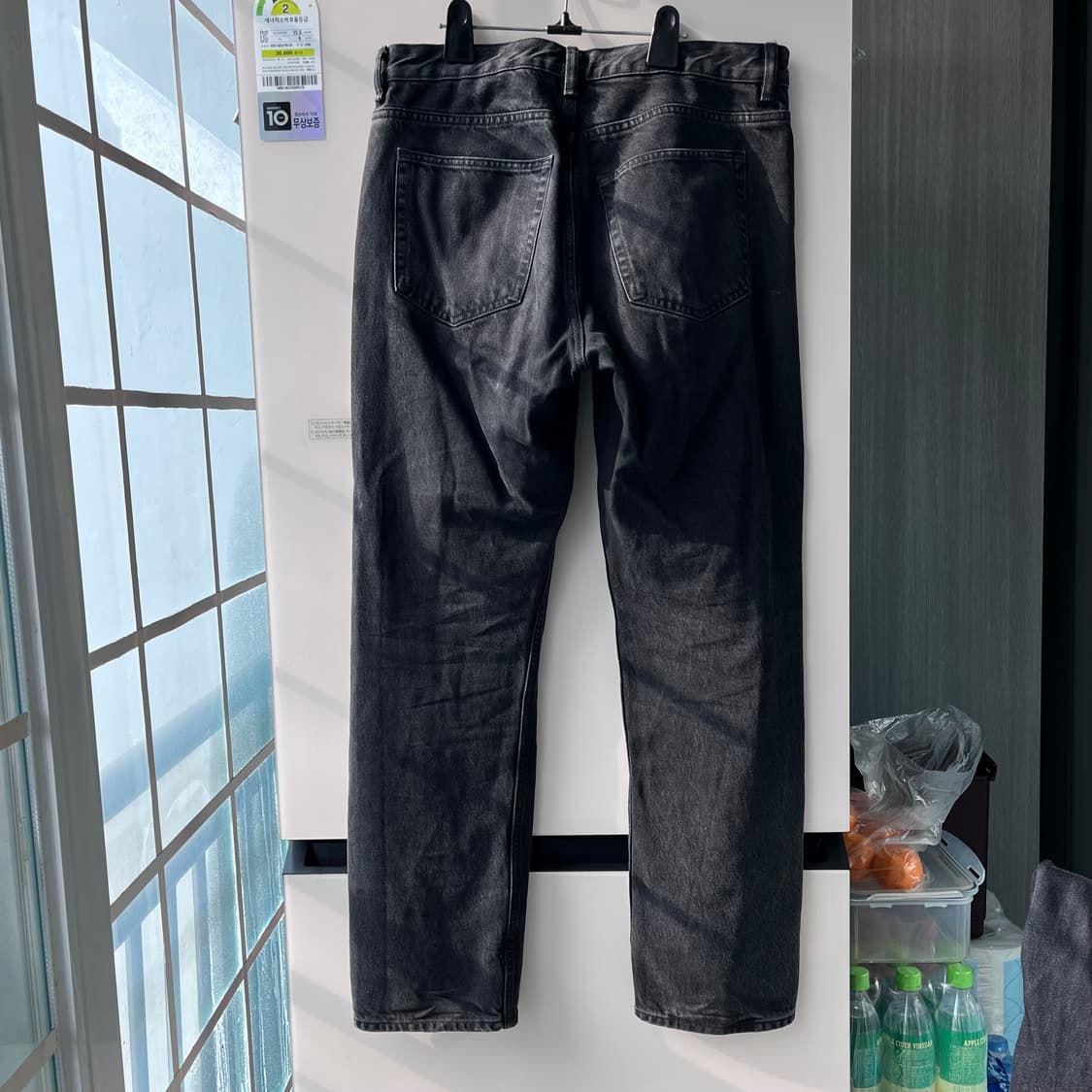 아르켓 OCEAN 루즈 스트레이트 진 블랙 33/32 상품이미지4