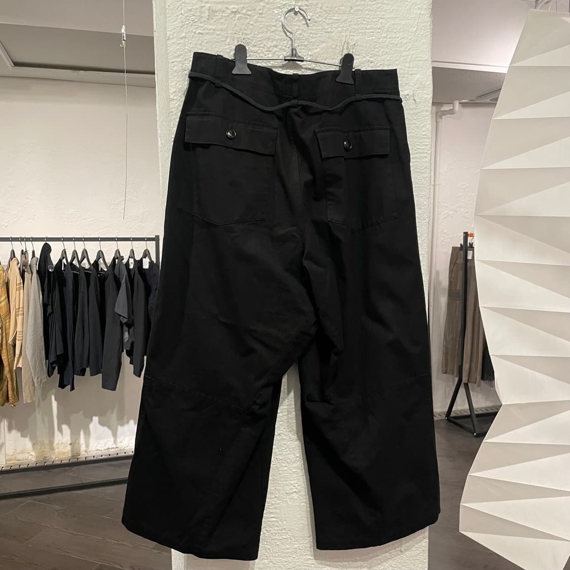 요지야마모토 레귤레이션 비대칭 와이드 팬츠 상품이미지3