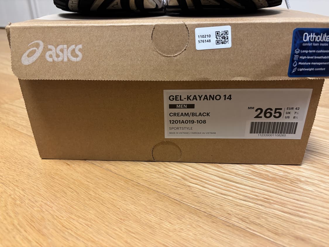 아식스 젤 카야노 14 크림 블랙 265 상품이미지2