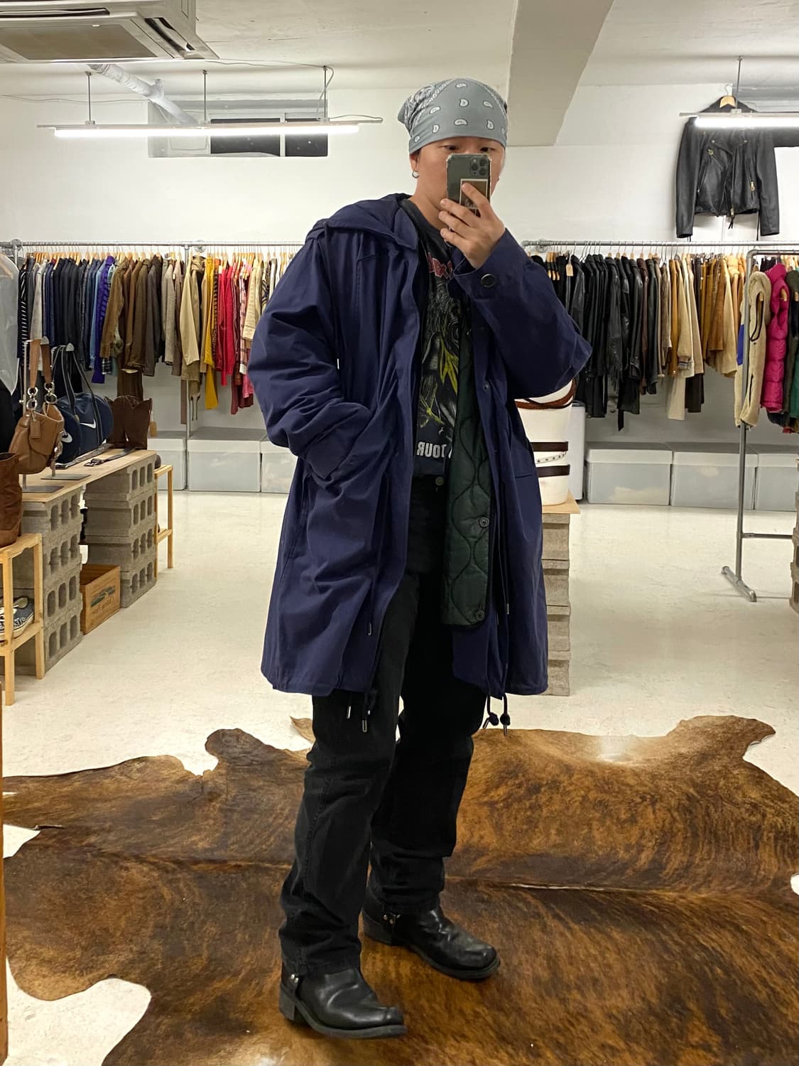 파쉬테일 파카 Hooded Drawstring Parka 상품이미지2