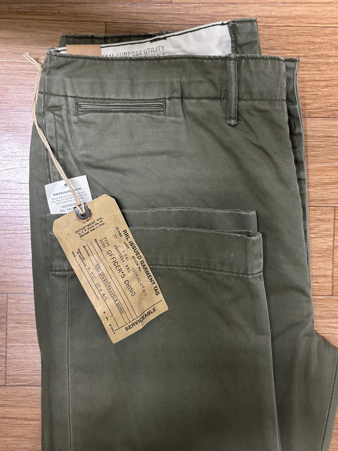 RRL 오피서 치노 판매합니다.  상품이미지3