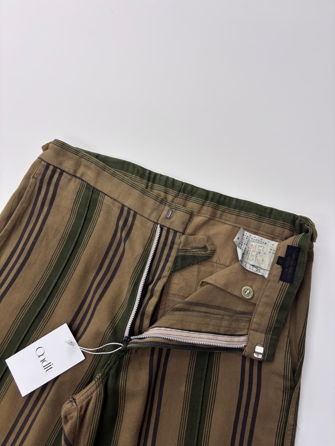 CDG 꼼데가르송 옴므 플러스 1997s 스트라이프 팬츠 상품이미지7