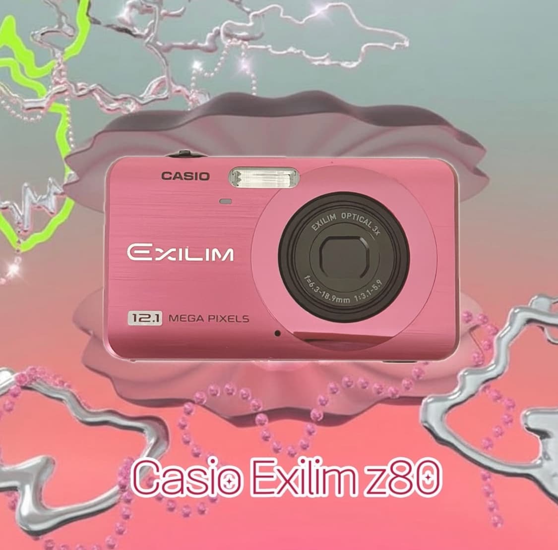 풀셋!) 카시오 엑슬림 z90 casio exilim 핑크 상품이미지1
