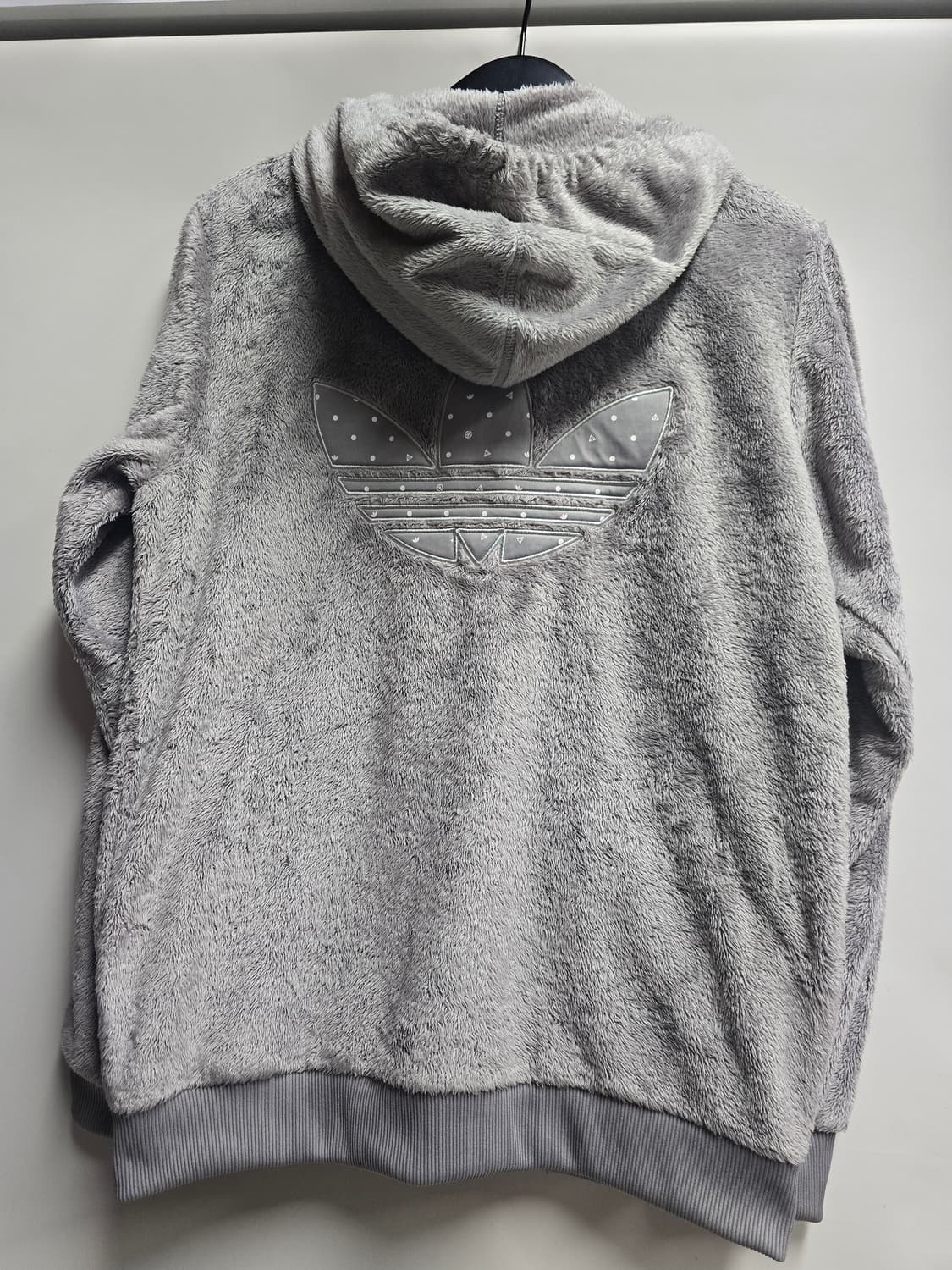 아디다스 쉐르파 파이어버드 그레이 후드집업 100 상품이미지5