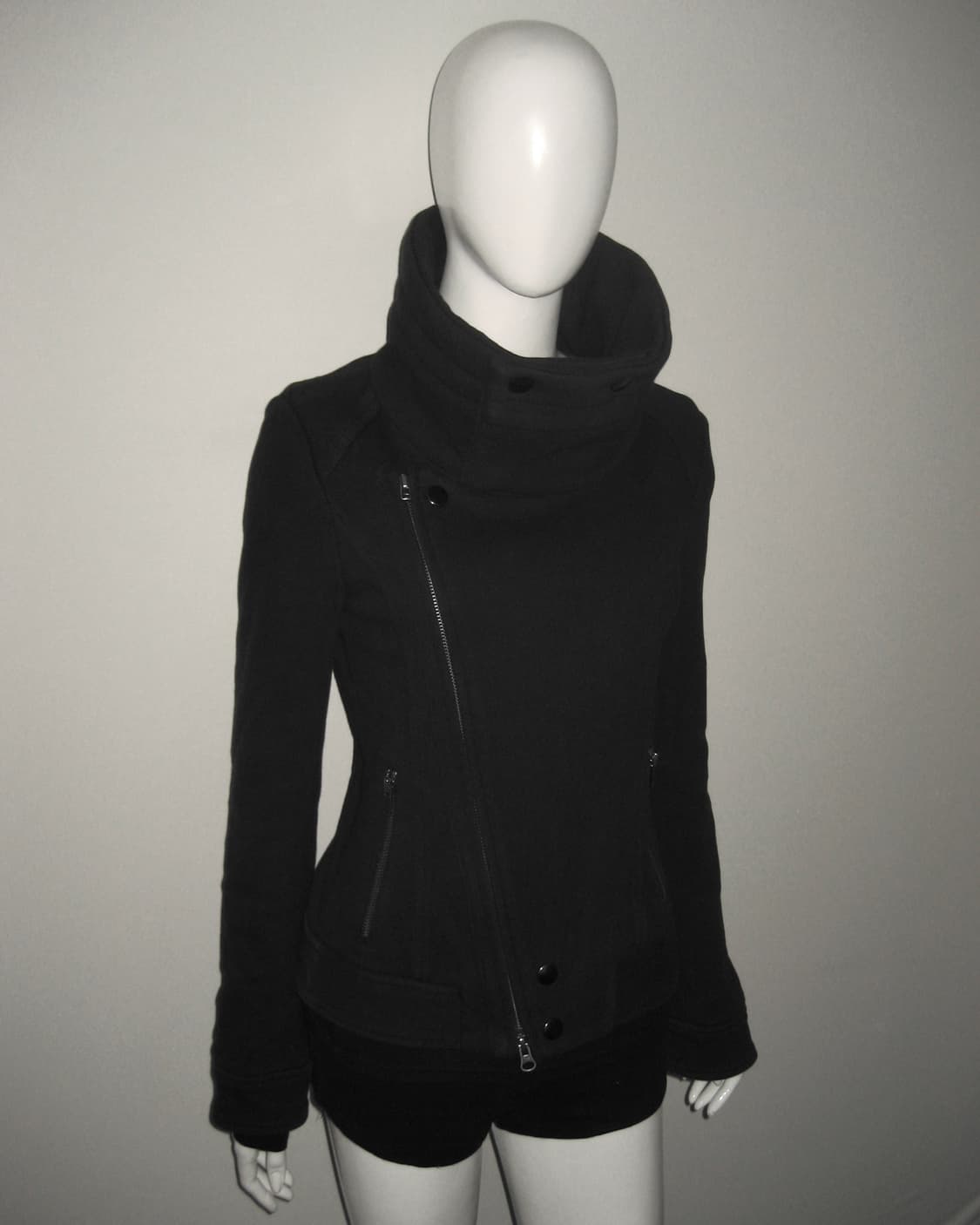 MOUSSY 하이넥 비대칭 보노 집업 자켓 상품이미지3