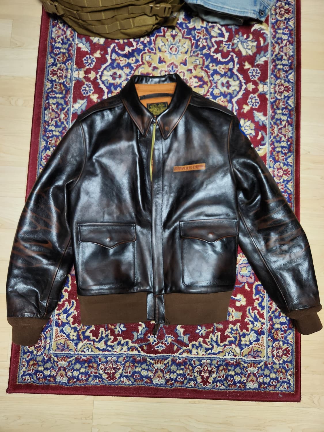 중국제 A-2 호스하이드 자켓 상품이미지1