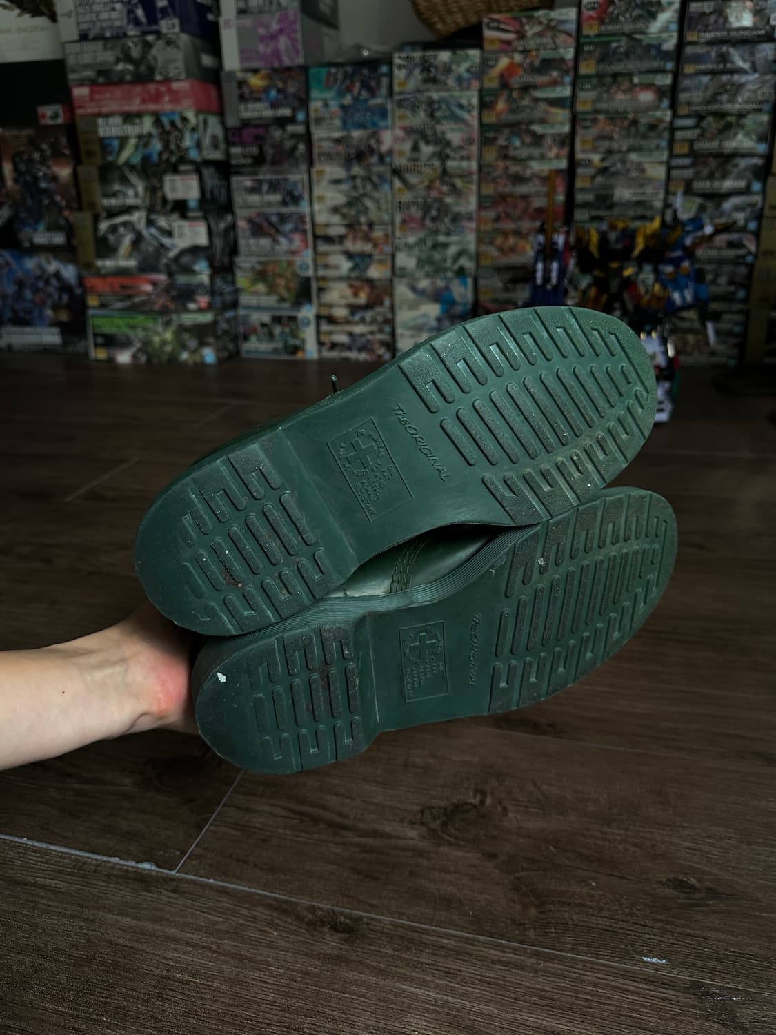 Dr Martens Limited 모노 그린 8홀 부츠 상품이미지6