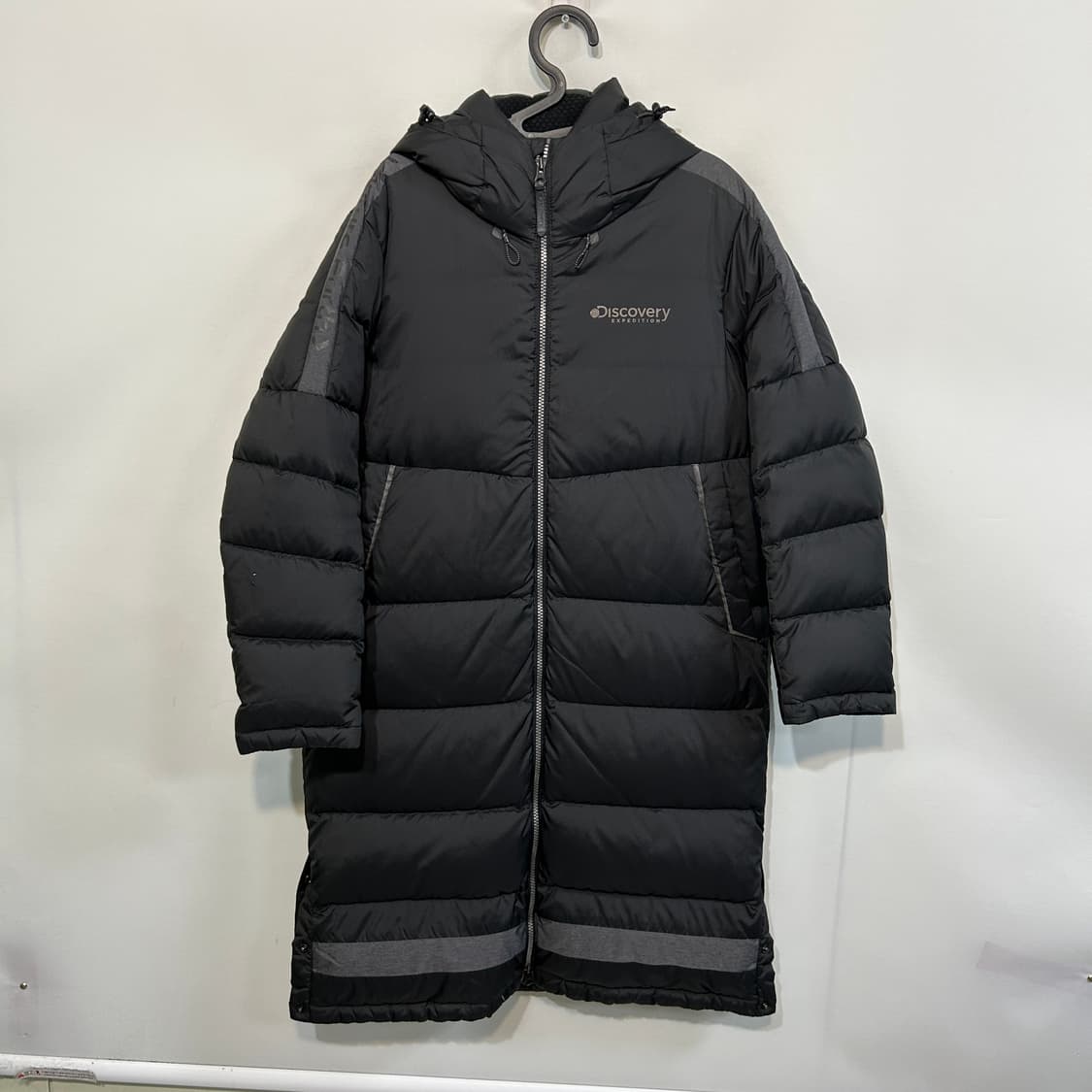 디스커버리 여성 롱패딩 90 덕다운 블랙 상품이미지1